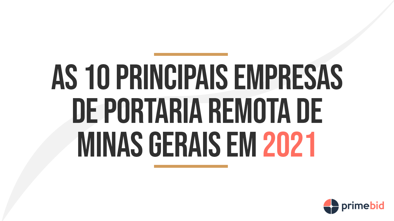 empresas de portaria virtual portaria remota em minas gerais em 2021 mg bh