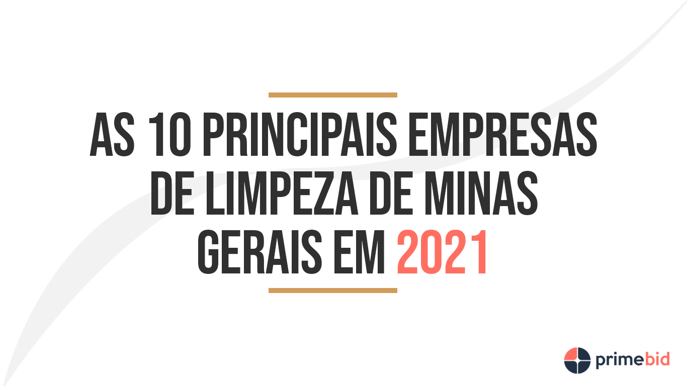 empresas de limpeza em minas gerais em 2021 mg bh