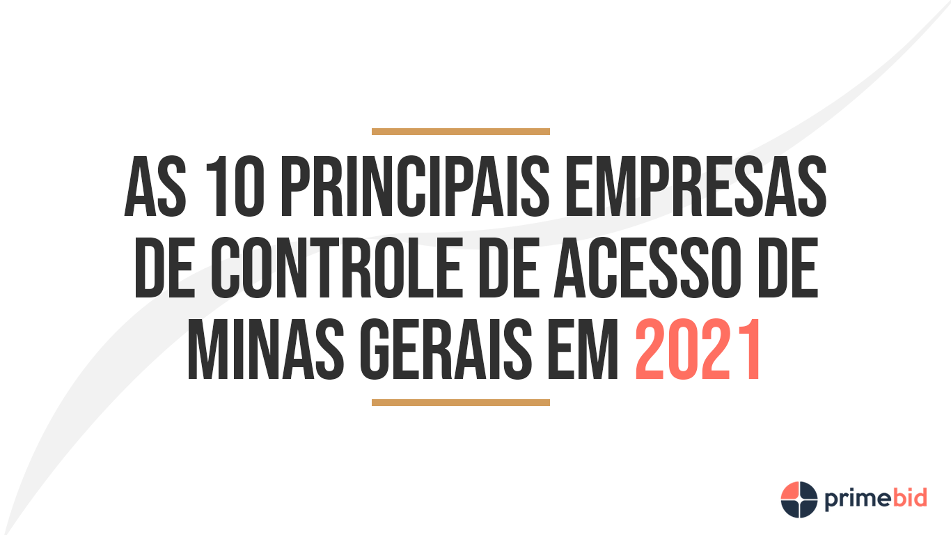 empresas de controle de acesso em minas gerais em 2021 mg bh